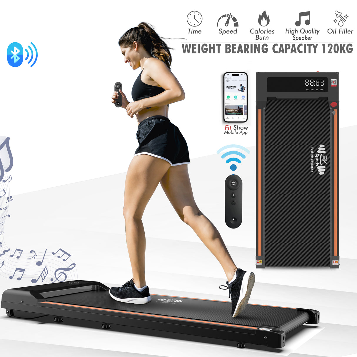 Walking Pad Treadmill for Home & Office