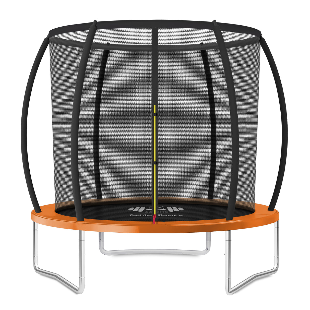 Outdoor Trampoline 6FT/8FT/10FT/12FT - Rebounder Trampoline for Toddlers, Kids & Adults with Safety Enclosure Net, Anti-tear, UV-Proof Pad, Exercise & Fitness