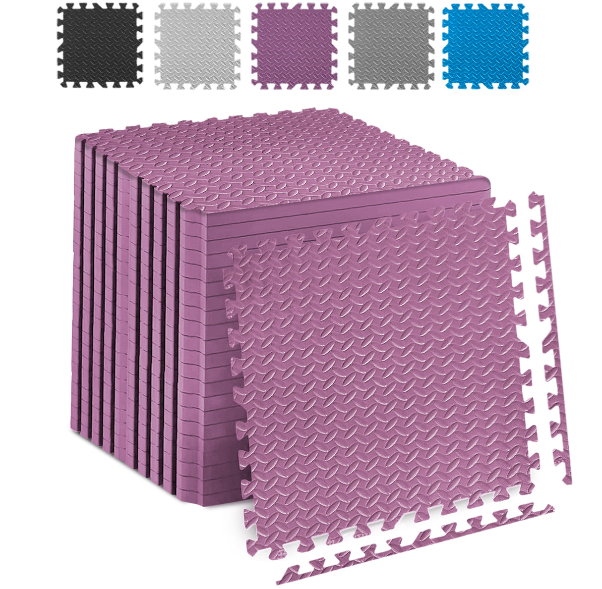 Eva Interlocking Mats Leaf Pattern 12mm 60x60cm