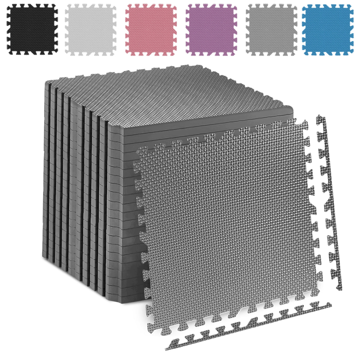 Eva Interlocking Mats Cross Pattern 12mm 60x60cm