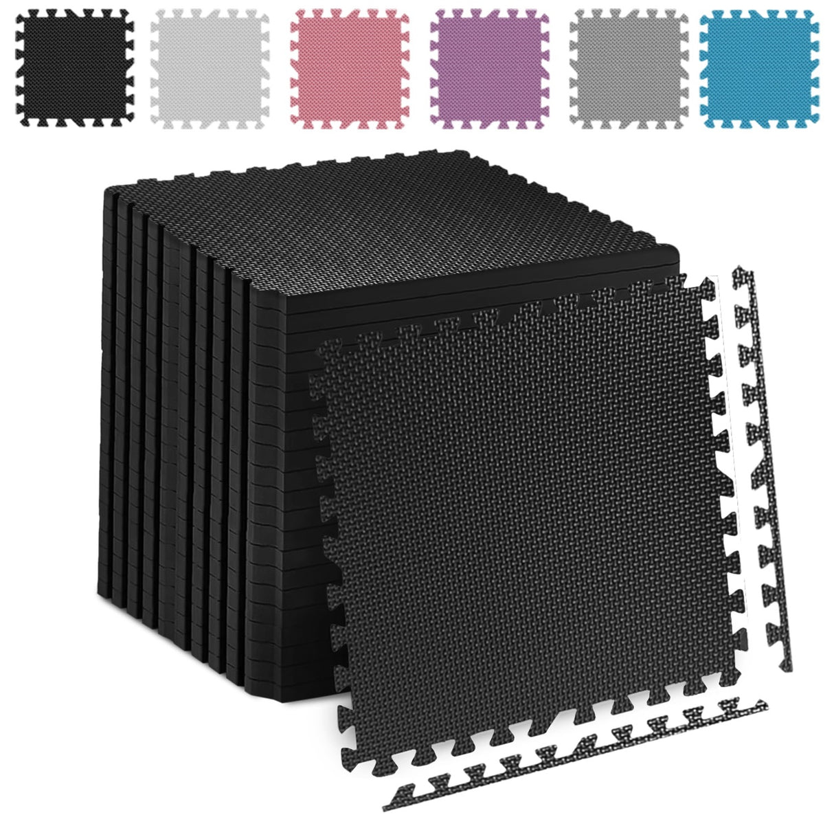 Eva Interlocking Mats Cross Pattern 12mm 60x60cm