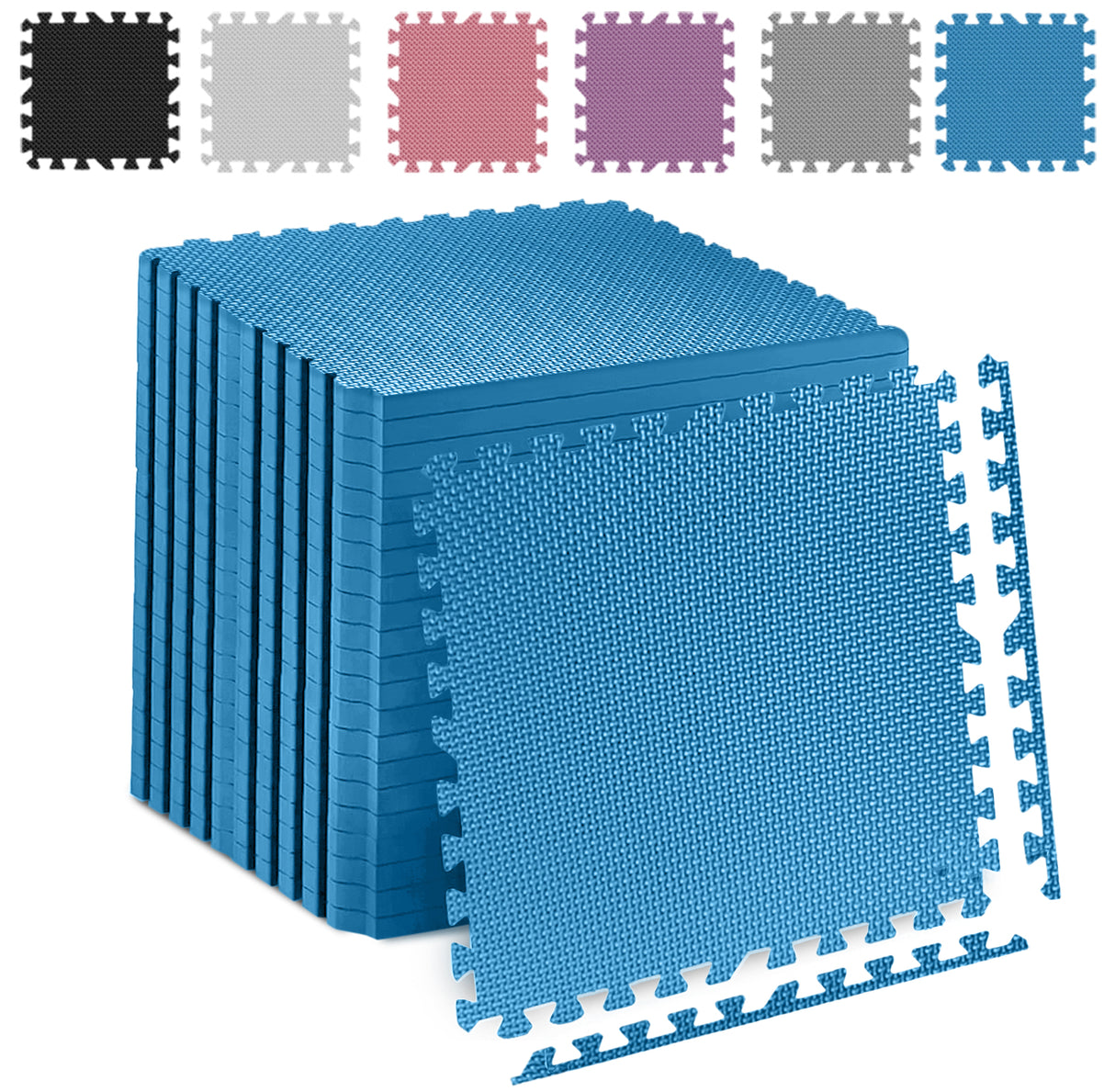 Eva Interlocking Mats Cross Pattern 12mm 60x60cm