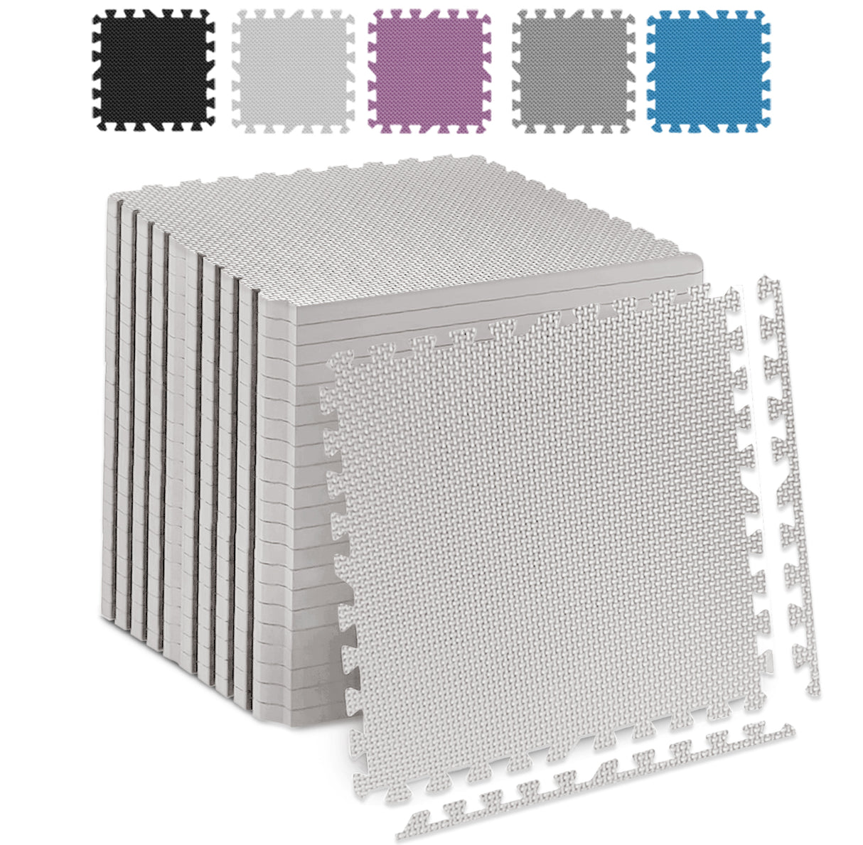 Eva Interlocking Mats Cross Pattern 12mm 60x60cm