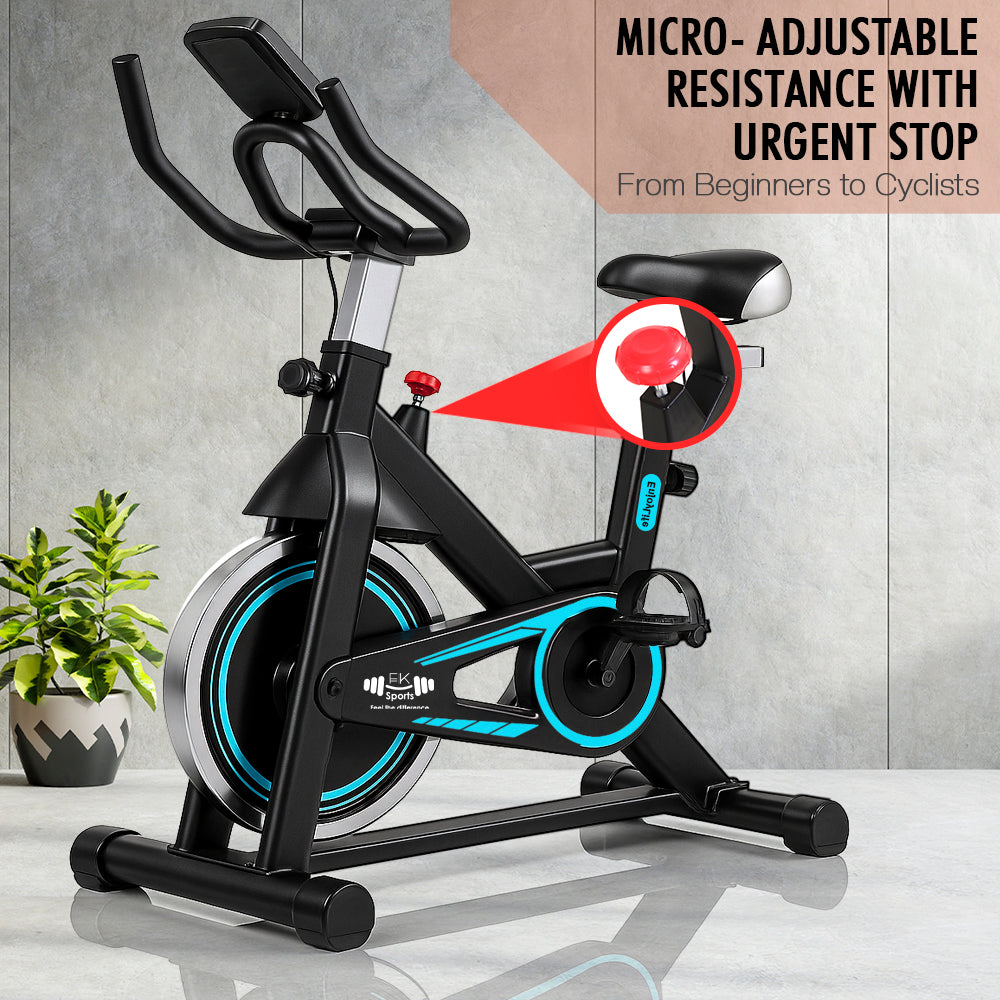 Exercise Bike Cardio Cycle Indoor Training LCD Screen 8KG-10Kg Flywheel Optional Fitness Gym