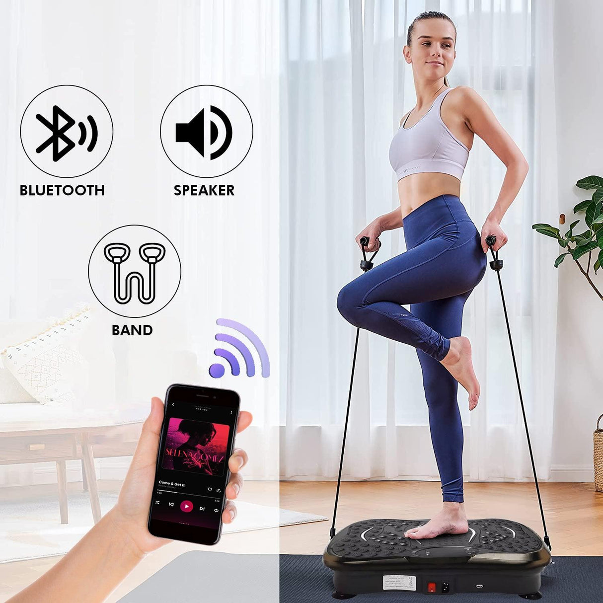 Exercise Vibration Plate Device | For Full Body Home Workout