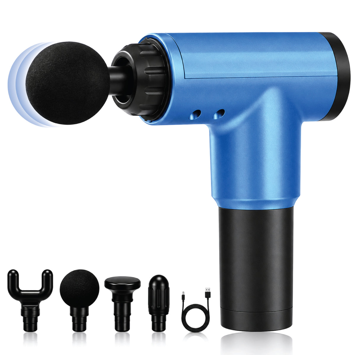 Massage Gun – 6 Speed Percussion Deep Tissue Muscle Massager | FK Sports