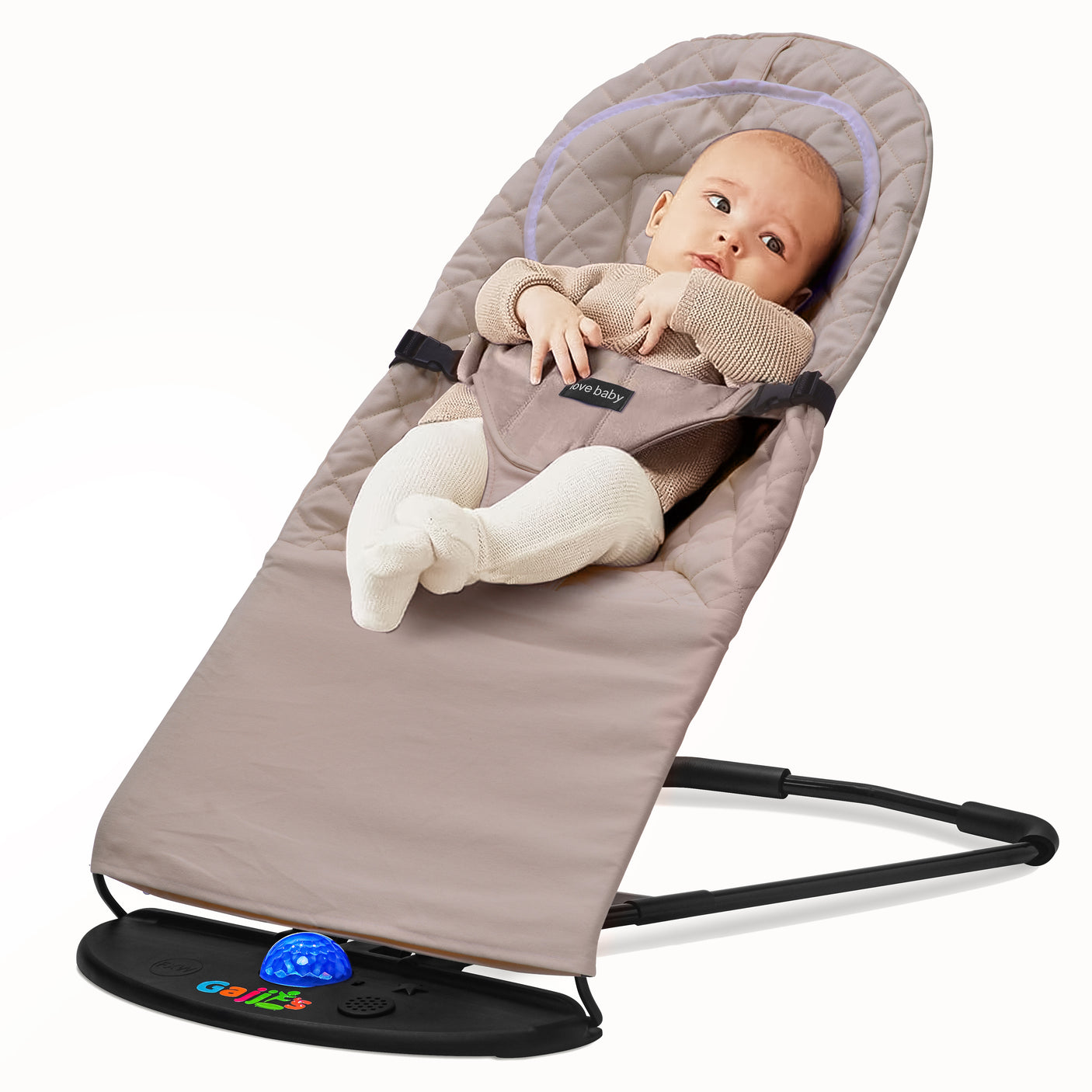 Newborn Baby Bouncer Chair Foldable Infant Rocking Seat UK | FK Sports
