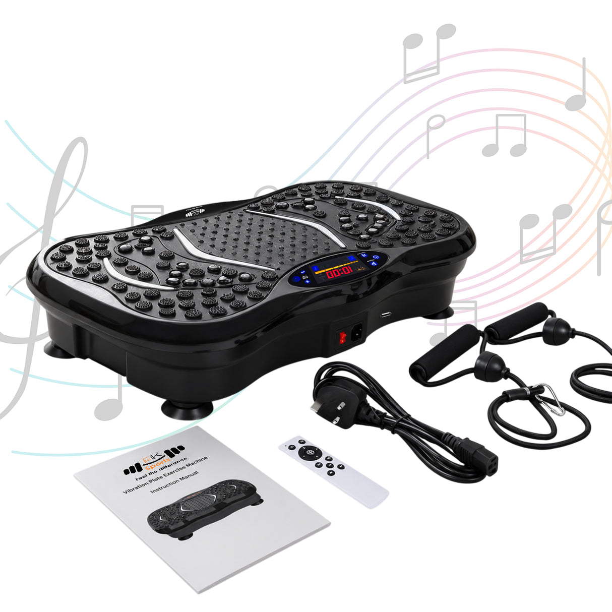 FK Sports Vibration Plate Machine | Full-Body Fitness Platform for Home Workout