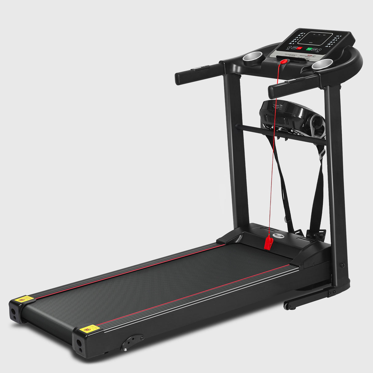 Foldable Treadmill 1–12 KM/H – Incline, Massager & Home Gym Design