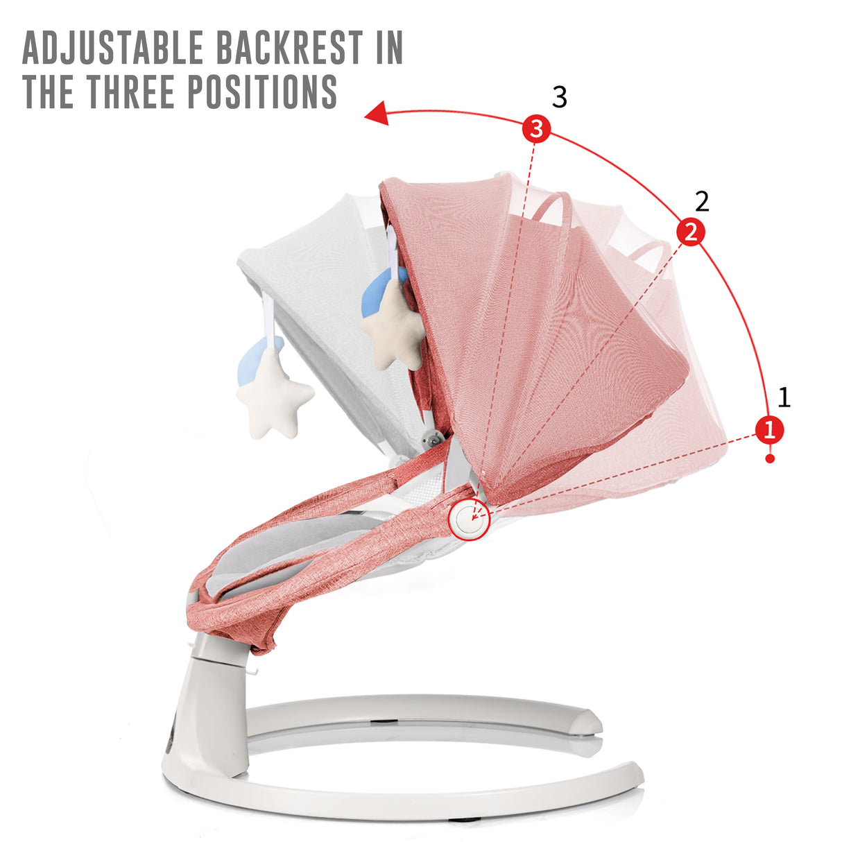 Electric Baby Swing with Bluetooth, Music, Remote – Infant Cradle & Bouncer Chair