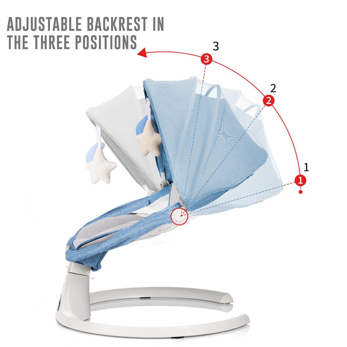 Electric Baby Swing with Bluetooth, Music, Remote – Infant Cradle & Bouncer Chair