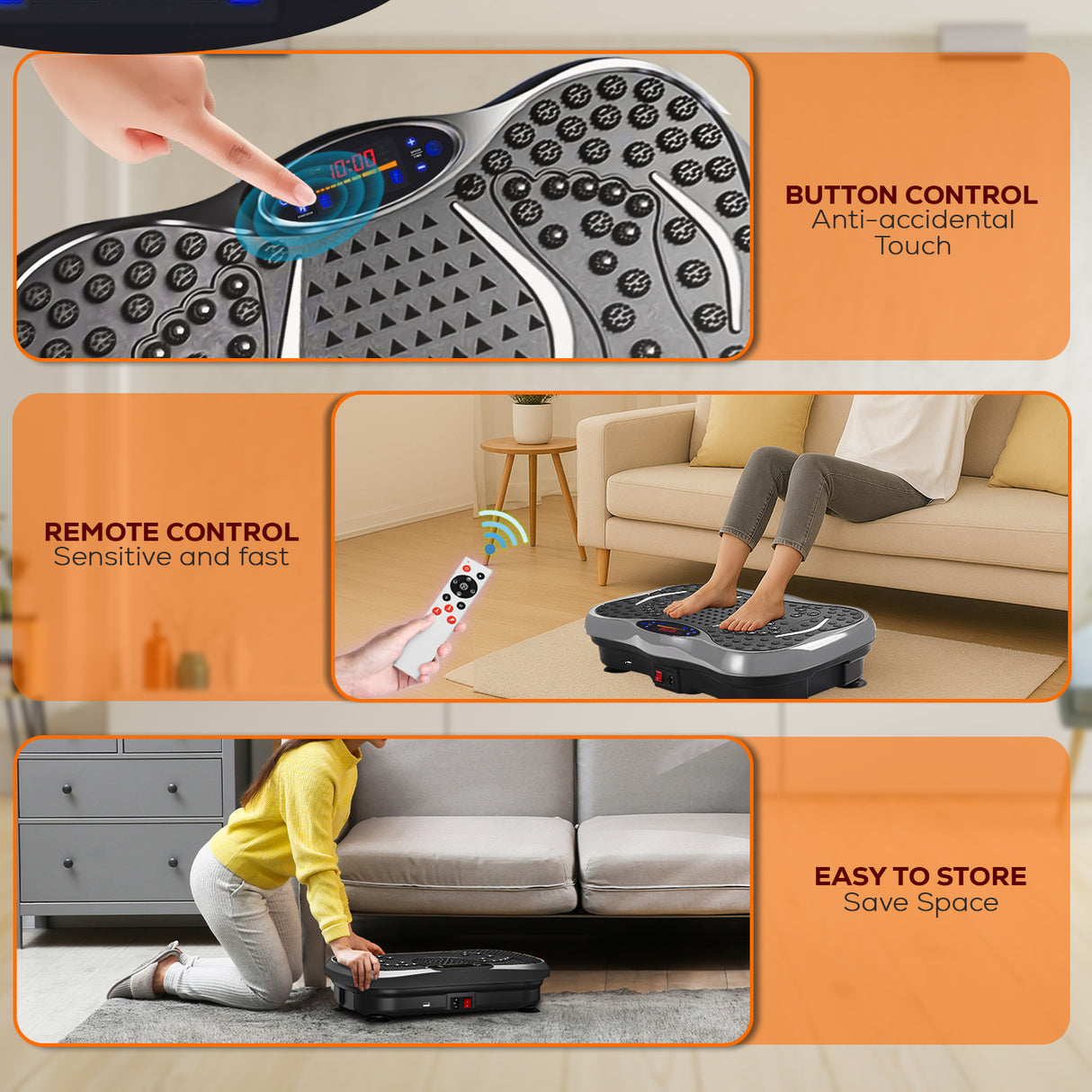 Exercise Vibration Plate Device | For Full Body Home Workout