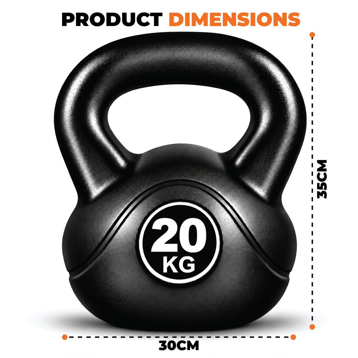 Vinyl Coated Kettlebells – Heavy Weight Kettlebell Set for Home Gym Workouts (2kg to 24kg) – Strength Training for Men & Women