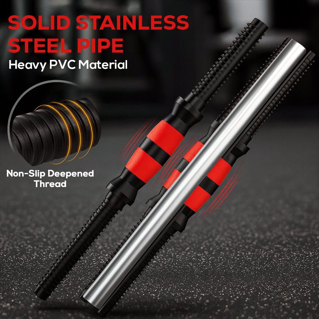 (20/30/40kg) Adjustable Dumbbells & Barbell Set – Home Gym Weights with Connecting Rod for Men & Women