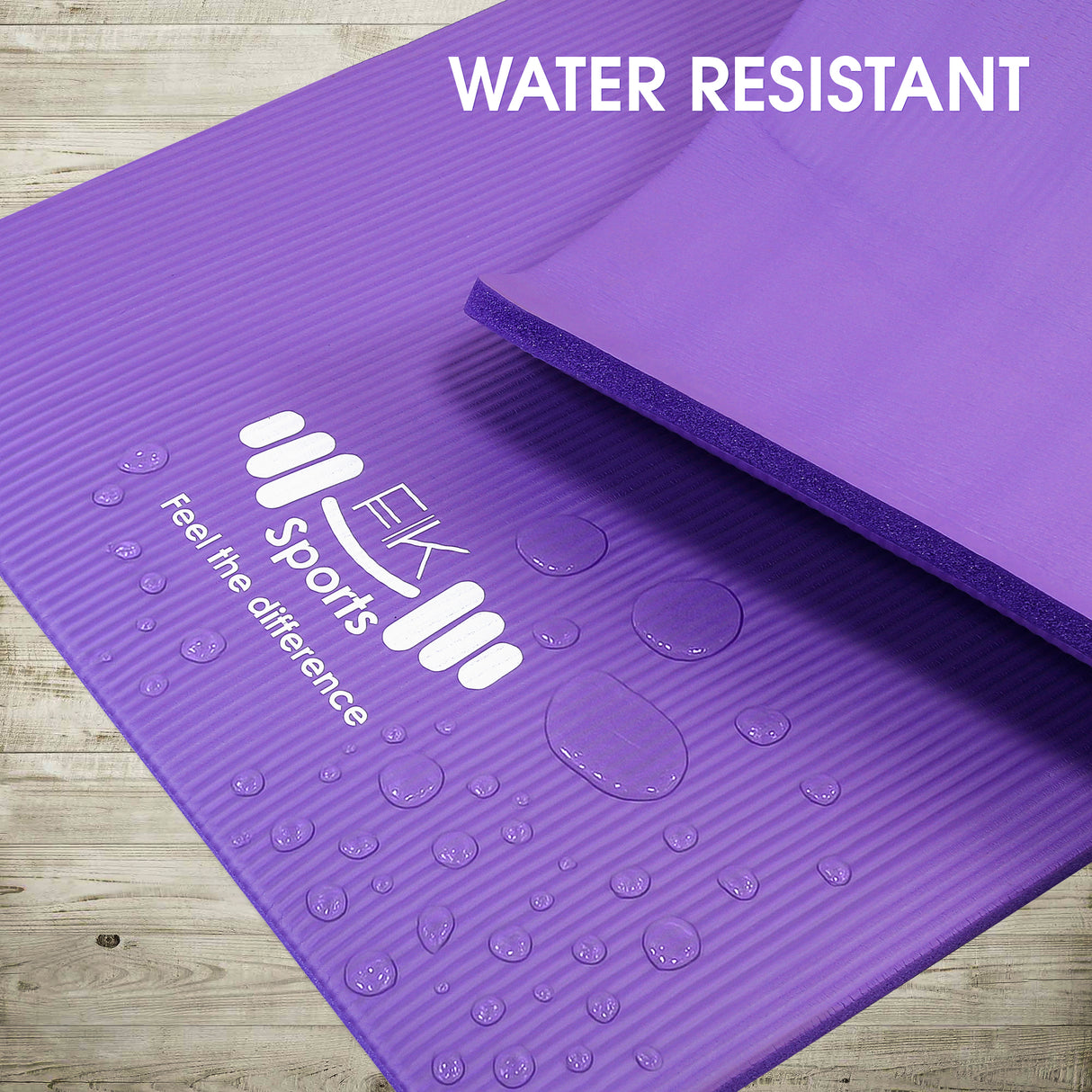 Yoga Mat 20mm Extra Thick NBR Foam, 183 x 61 cm, Non-Slip, With Carry Bag & Strap