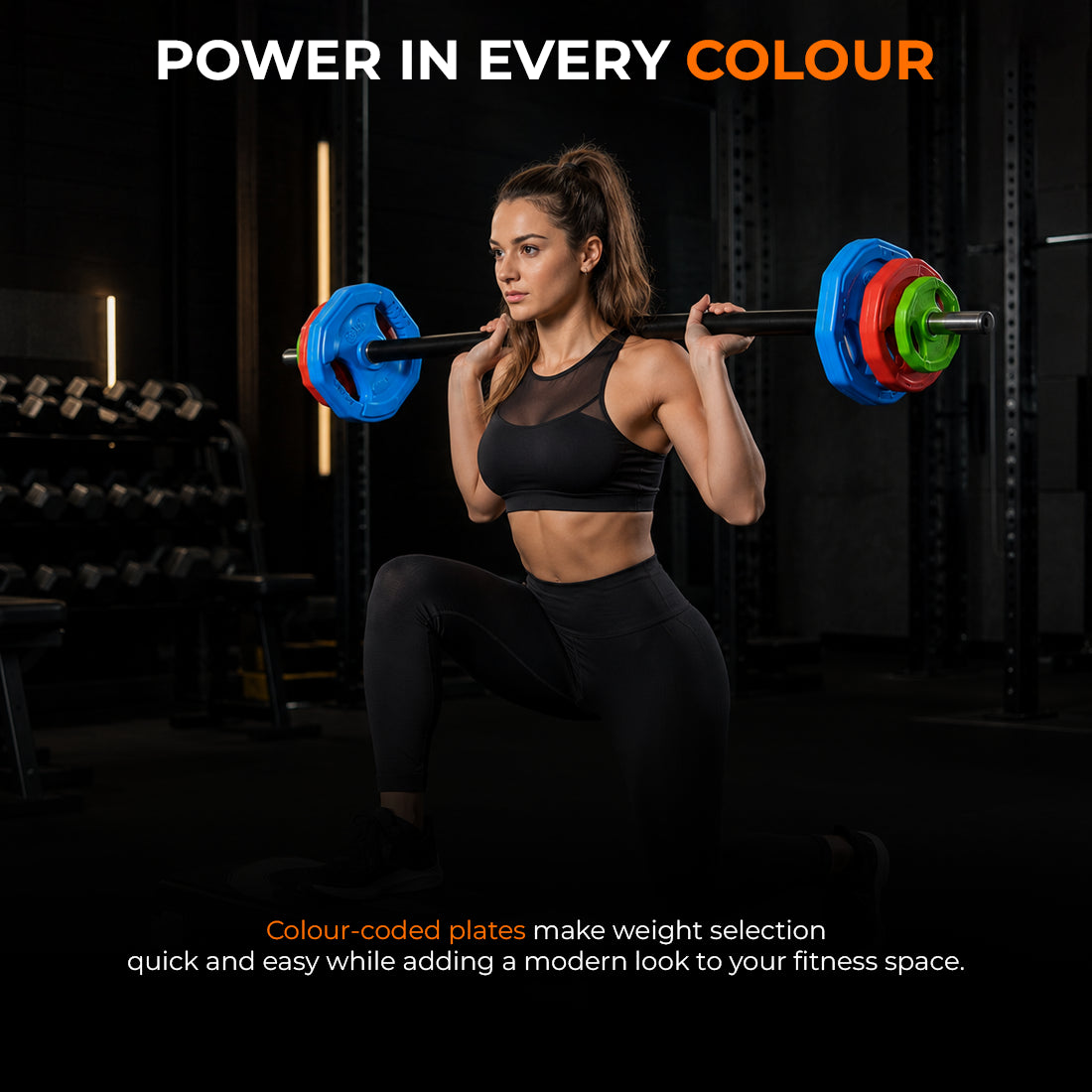 20KG–30KG Barbell Weight Set – Strength Training Pump Set Kit for Home Gym Workout