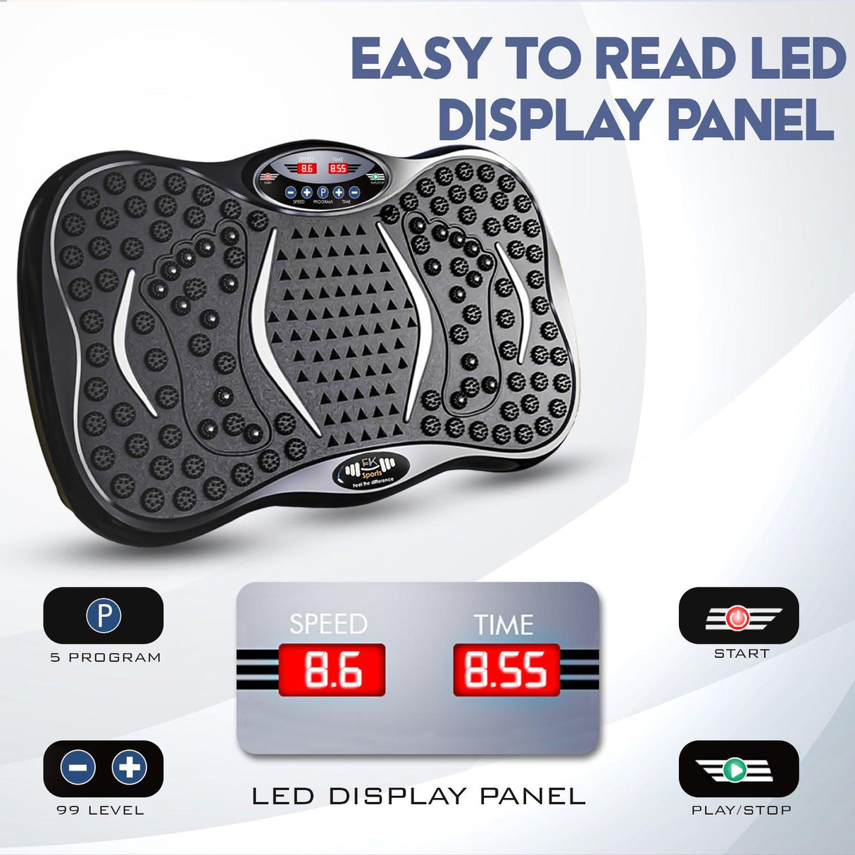 Exercise Vibration Plate Device | For Full Body Home Workout