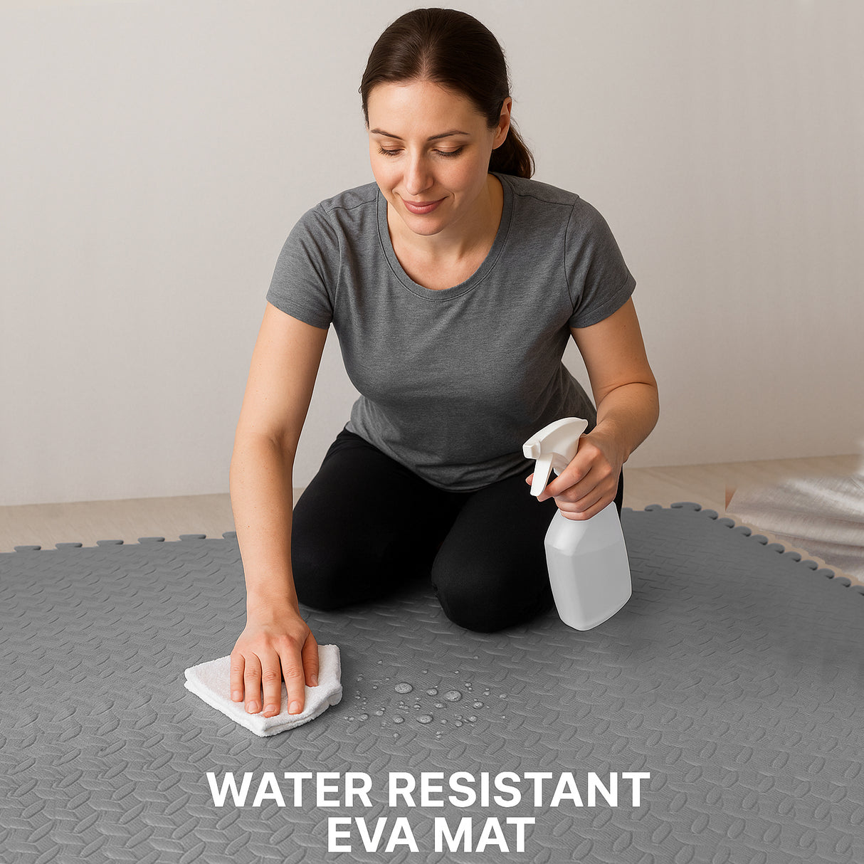 Eva Interlocking Mats Leaf Pattern 12mm 60x60cm