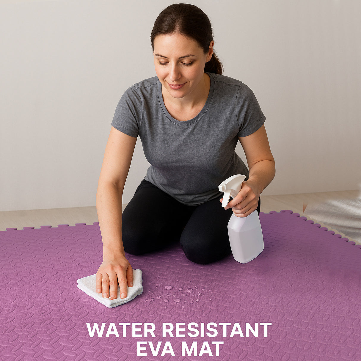 Eva Interlocking Mats Leaf Pattern 12mm 60x60cm