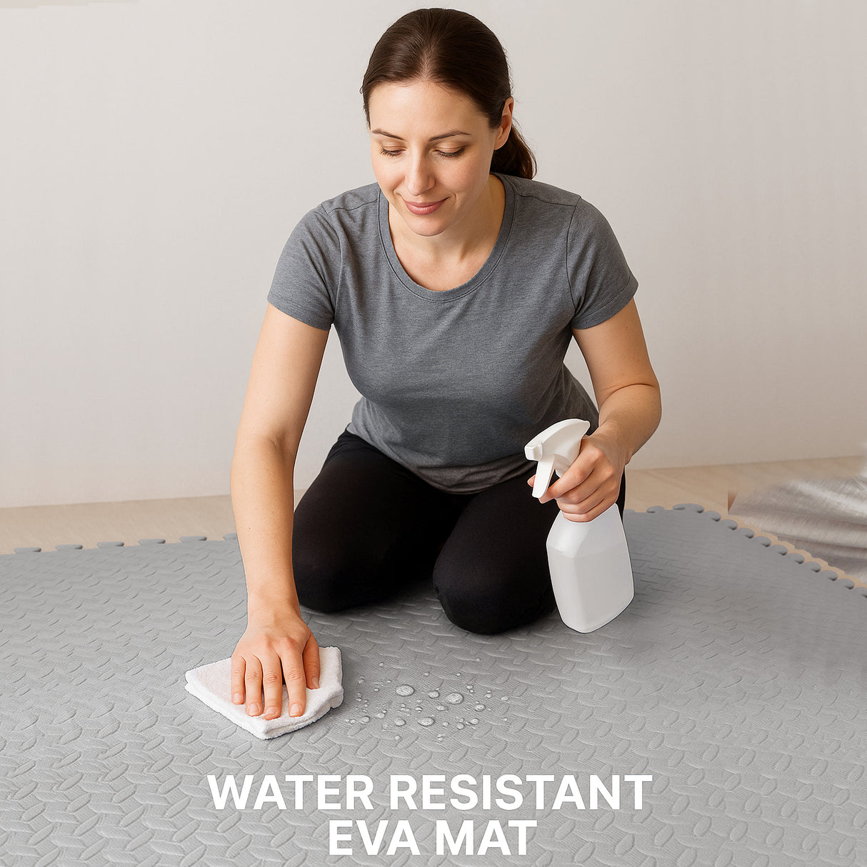 Eva Interlocking Mats Leaf Pattern 12mm 60x60cm