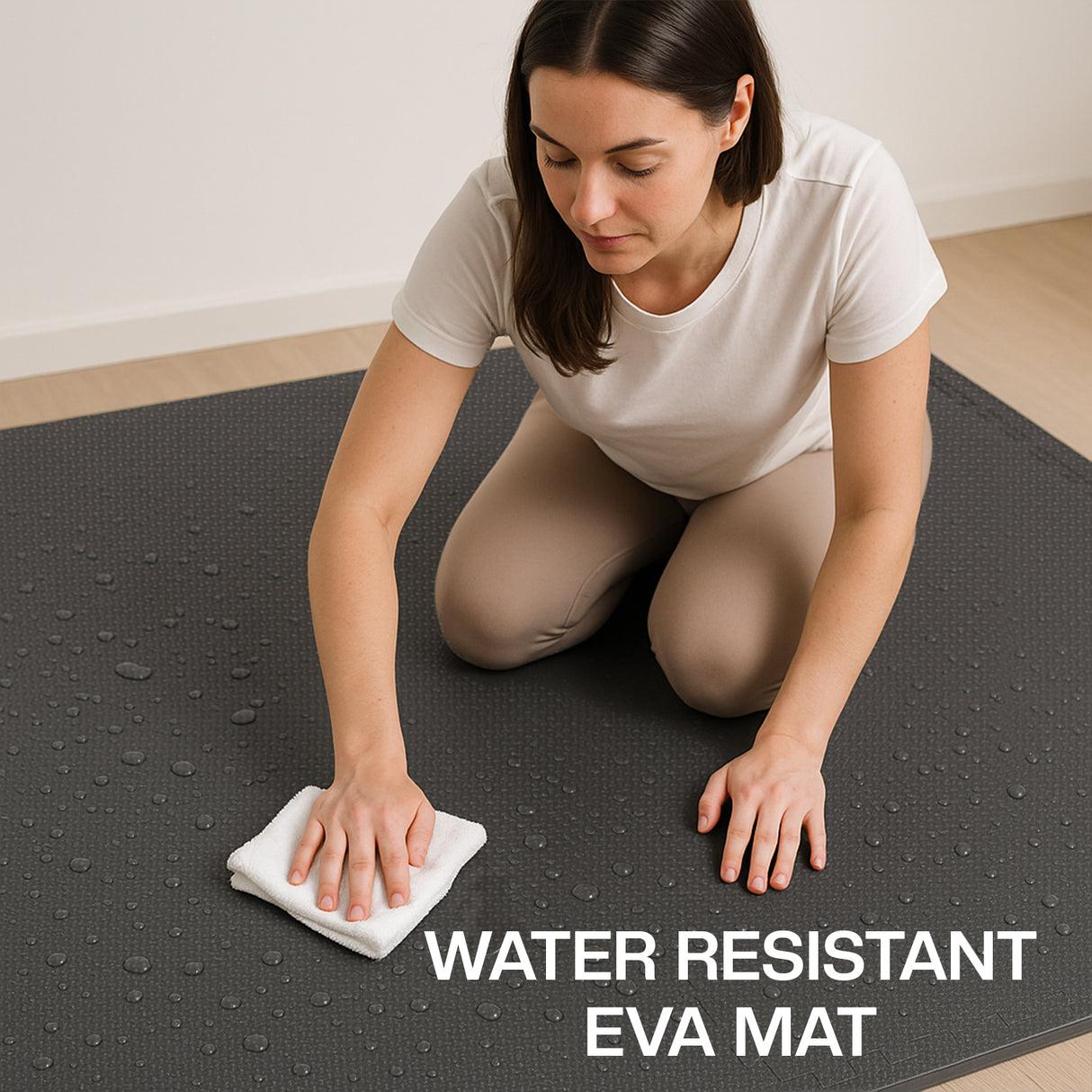 EVA Interlocking Floor Mats Soft Foam Gym Flooring Mat Yoga Tiles 25 mm 60x60cm