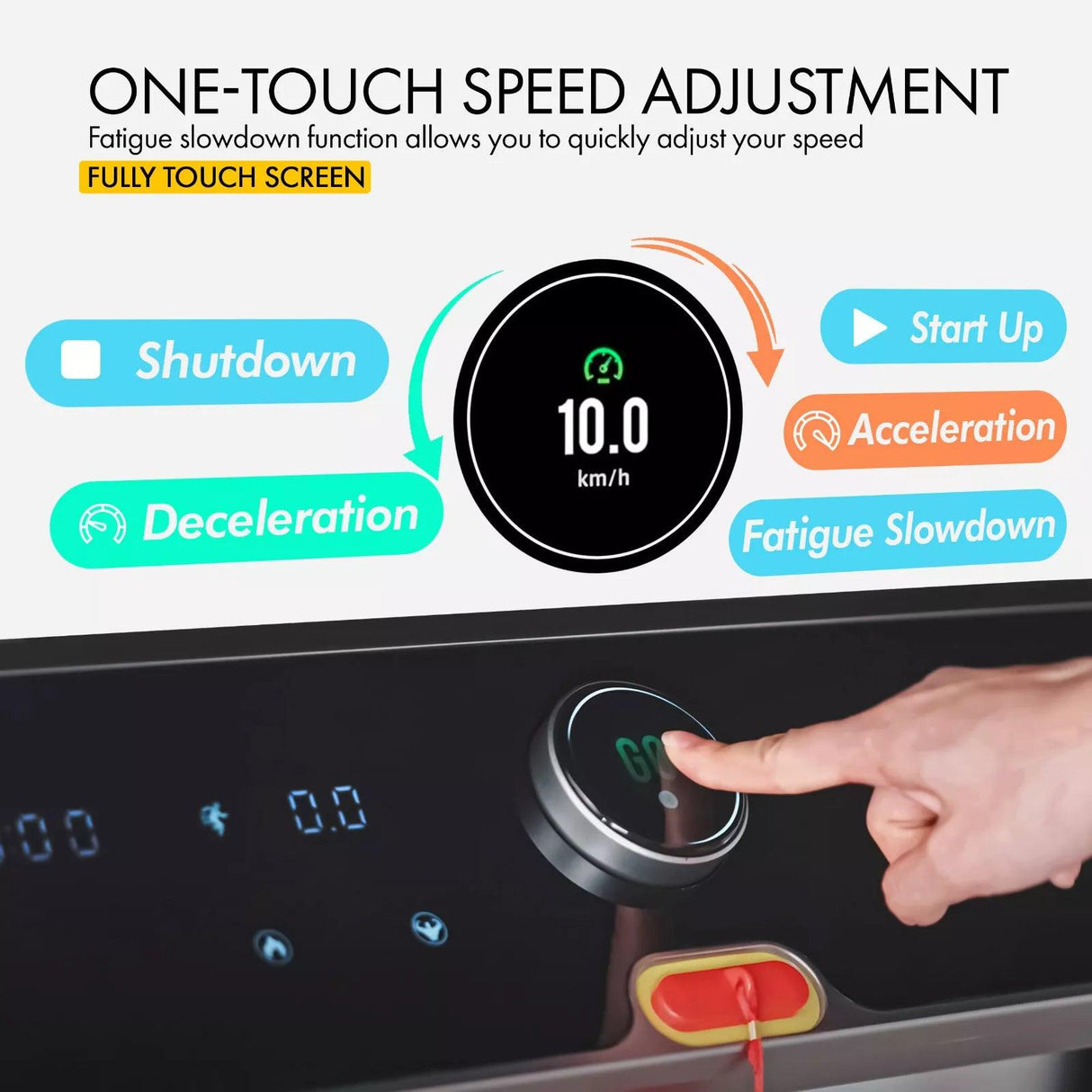 Folding Electric Treadmill Running Machine – Motorised Walking Pad for Home Gym Fitness