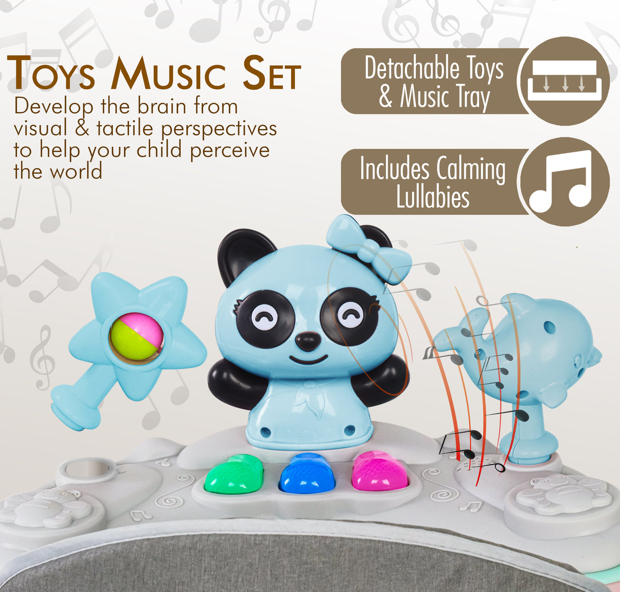 Baby Walker Bouncer First Steps Push Along Activity Music Ride On Car Melody UK