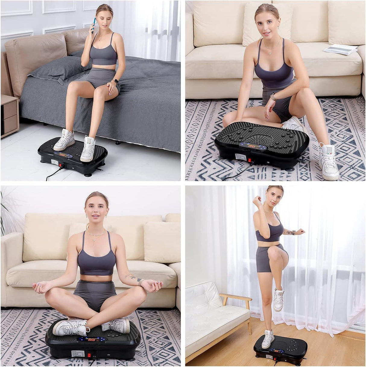 Exercise Vibration Plate Device | For Full Body Home Workout