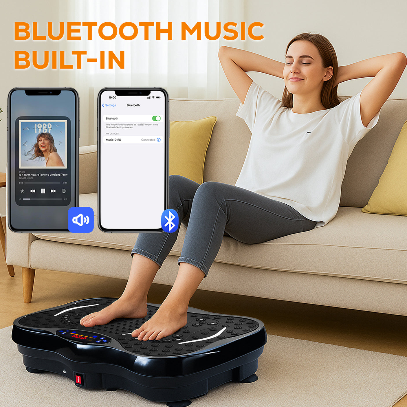 FK Sports Vibration Plate Machine | Full-Body Fitness Platform for Home Workout