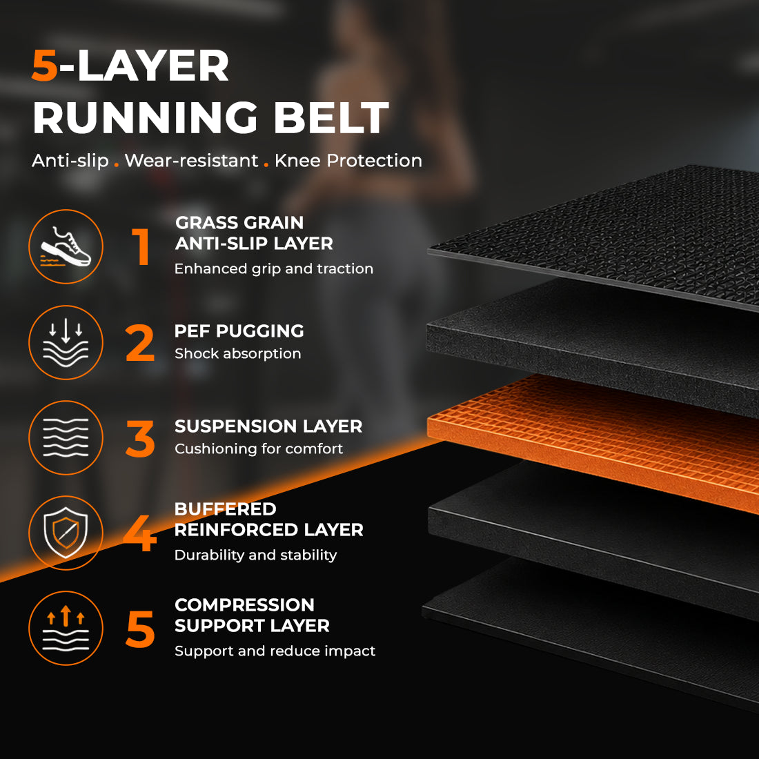 Foldable Electric Treadmill 1–12 km/h with Incline & Massager – Compact Home Gym Running Machine