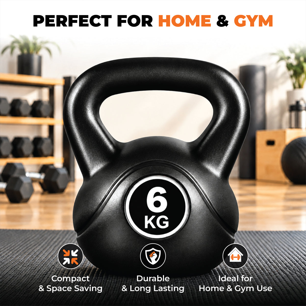 Vinyl Coated Kettlebells – Heavy Weight Kettlebell Set for Home Gym Workouts (2kg to 24kg) – Strength Training for Men & Women