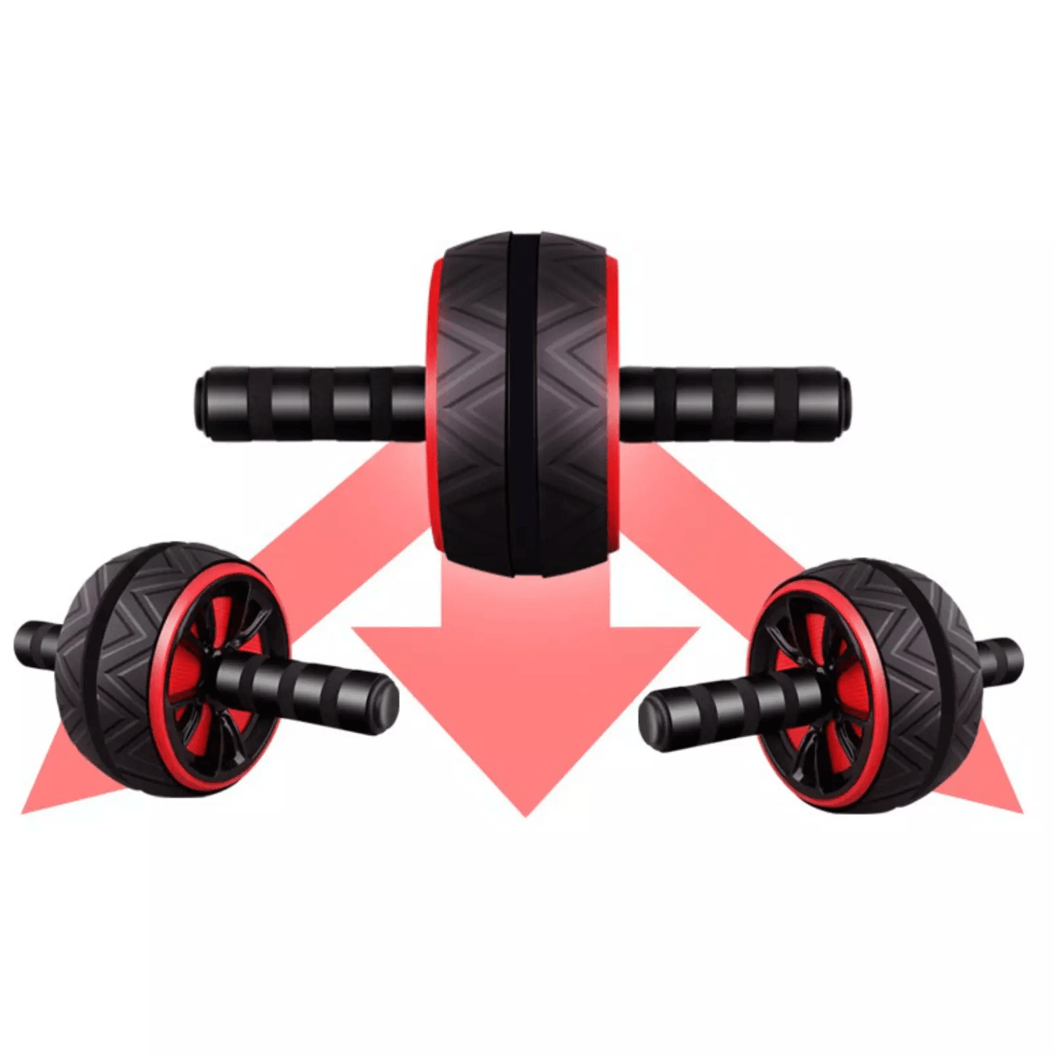 Ab Roller with Large Knee Mat – Ab Wheel Exercise Equipment for Core & Abdominal Workouts at Home or Gym