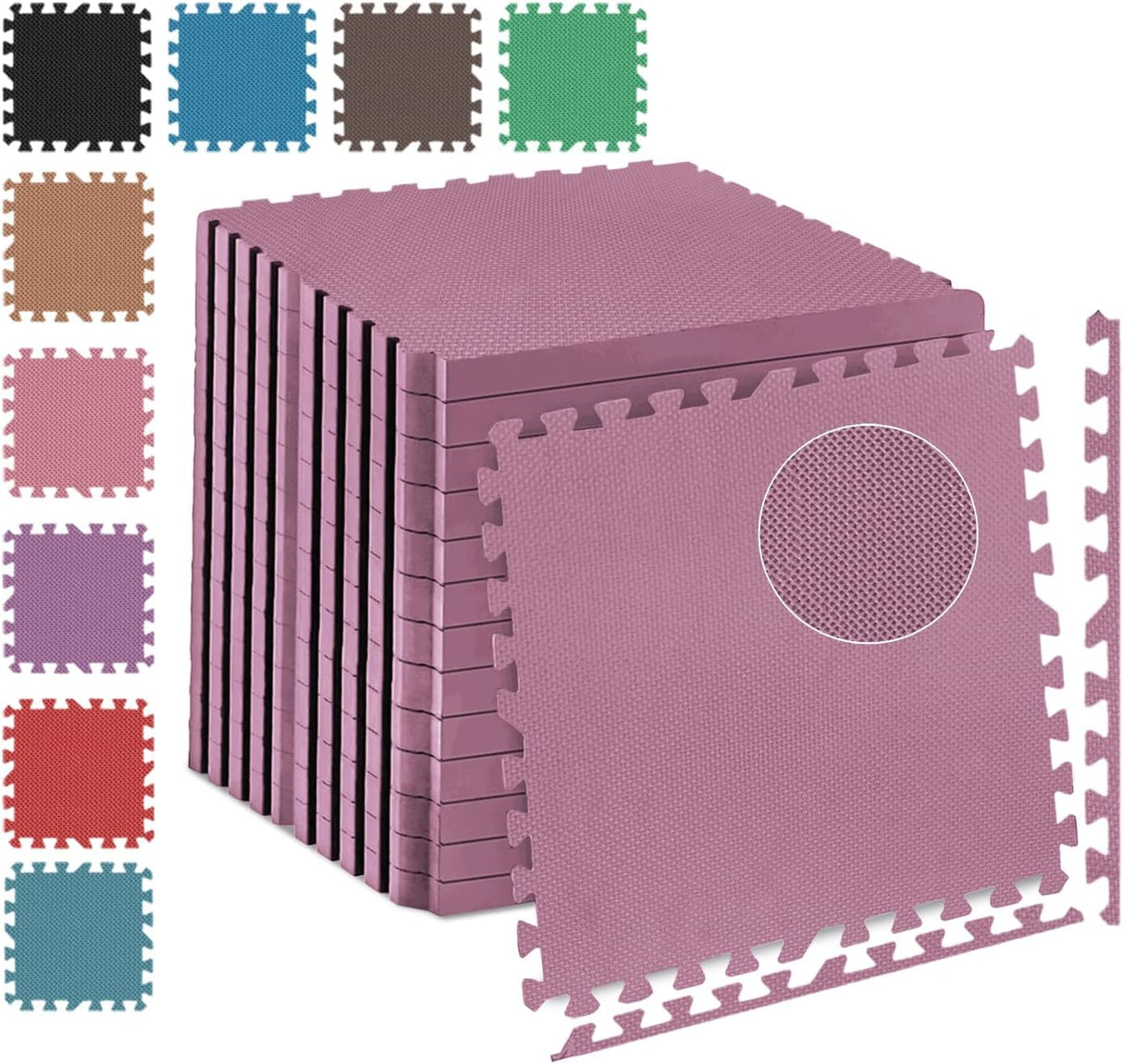 EVA Interlocking Play Mat Floor Tiles 30x30