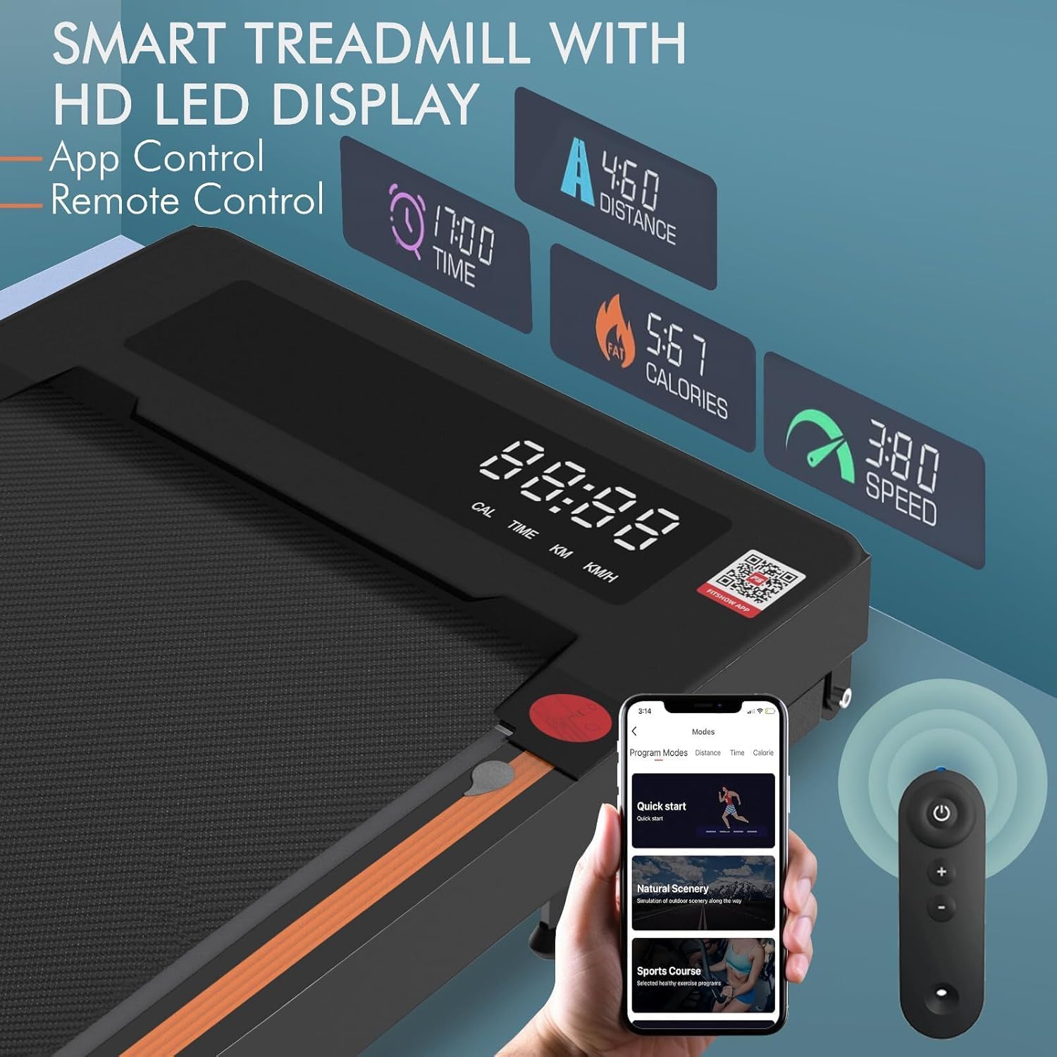 Walking Pad Treadmill for Home & Office