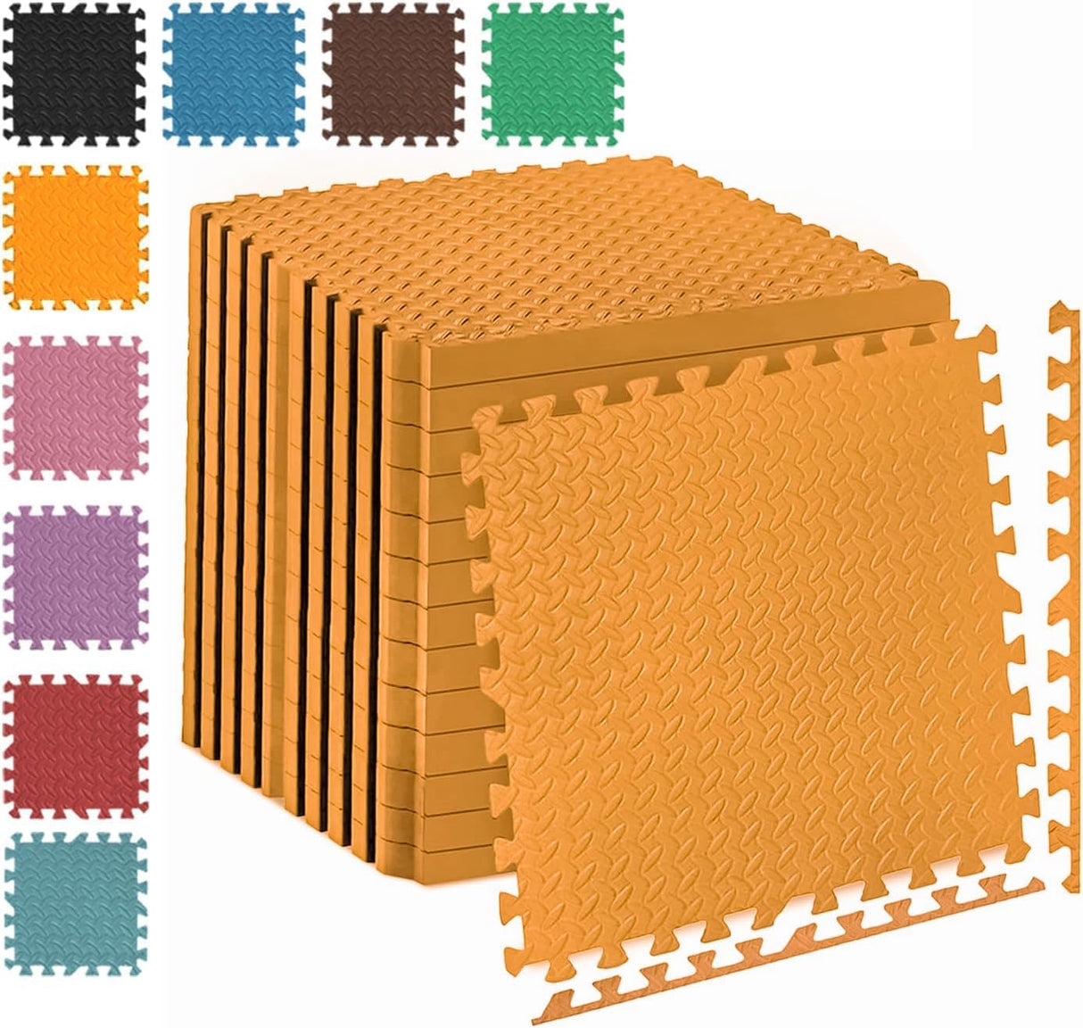 EVA Interlocking Floor Mats Soft Foam Gym Flooring Mat Yoga Tiles 25 mm 60x60cm