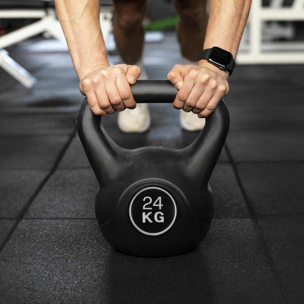 Vinyl Coated Kettlebells – Heavy Weight Kettlebell Set for Home Gym Workouts (2kg to 24kg) – Strength Training for Men & Women