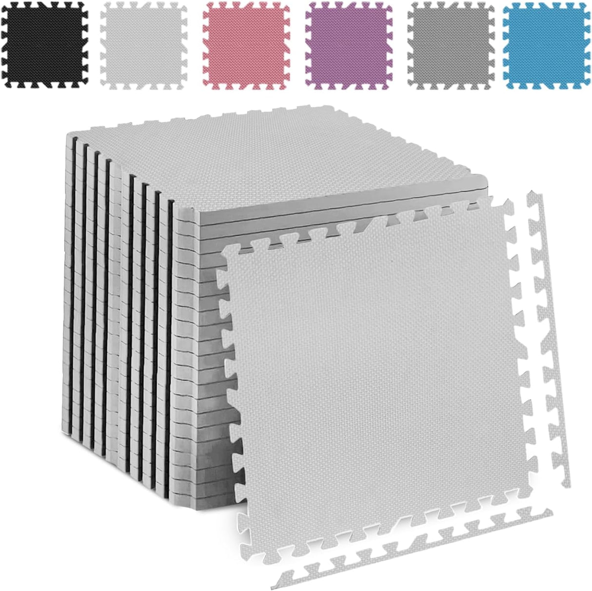 EVA Interlocking Play Mat Floor Tiles 30x30