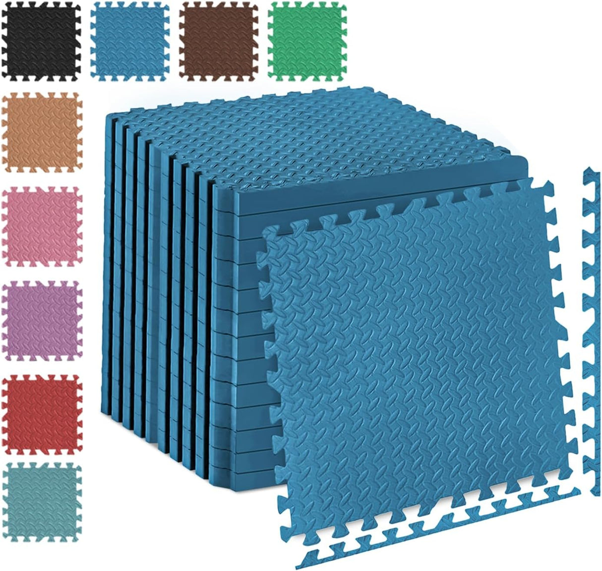 EVA Interlocking Play Mat Floor Tiles 30x30