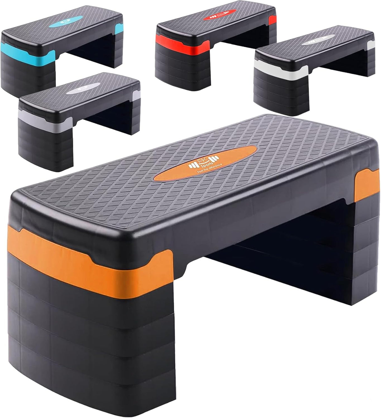 Aerobic Stepper Adjustable Height 2-3-5 Levels Exercise Stepper for Home Yoga