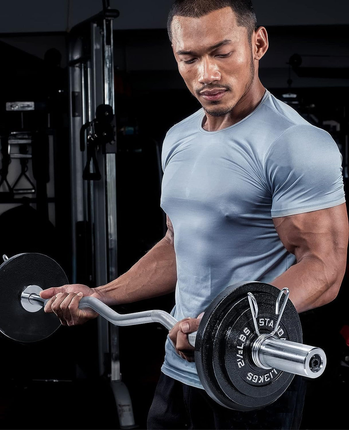 Olympic Cast Iron Weight Plates – 2-Inch Barbell Weights (2.5kg to 25kg) – Heavy-Duty Plates for Home Gym & Fitness – Sold in Pairs