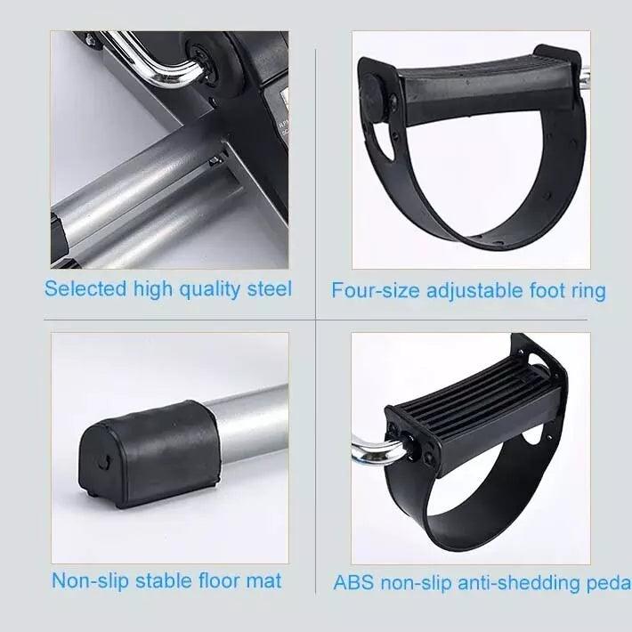 Mini Exercise Bike – Portable Pedal Exerciser with LCD Screen & Adjustable Resistance for Arm & Leg Workout