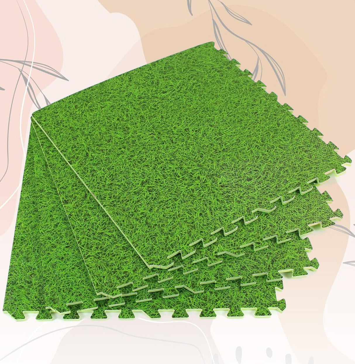 Eva Interlocking Mats Cross Pattern 12mm 60x60cm