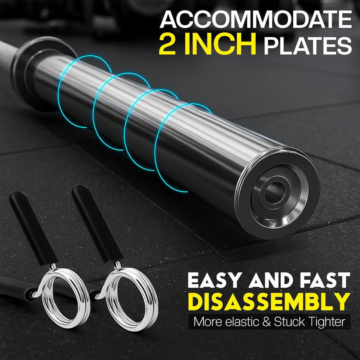 150KG Cast Iron Olympic Weight Plates + 7FT Olympic Barbell Set