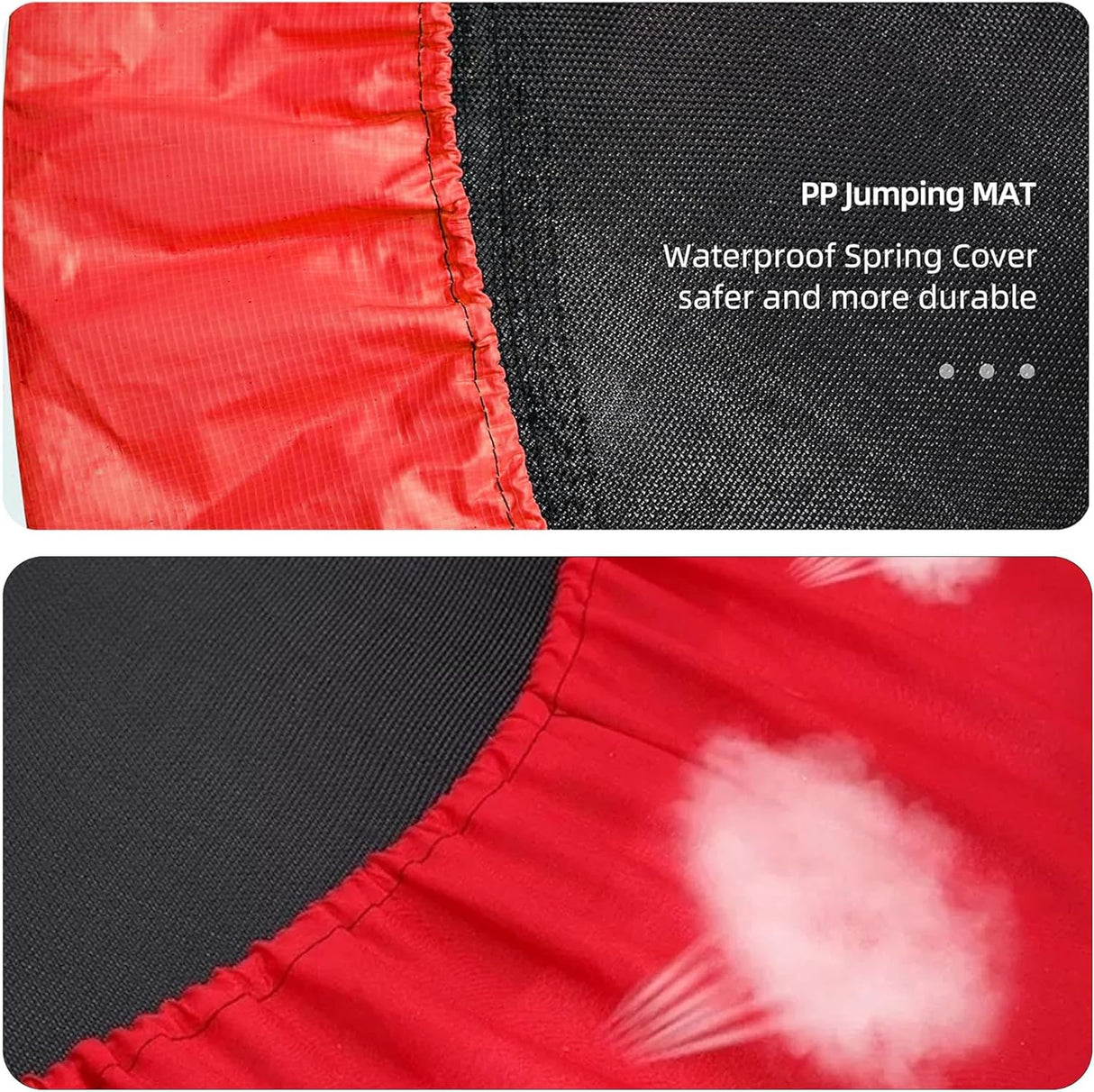 55" Kids Trampoline with Safety Enclosure Net – Indoor & Outdoor Mini Rebounder for Toddlers, Ages 1–11, with Bungee System, Anti-Skid Pad & Steel Frame