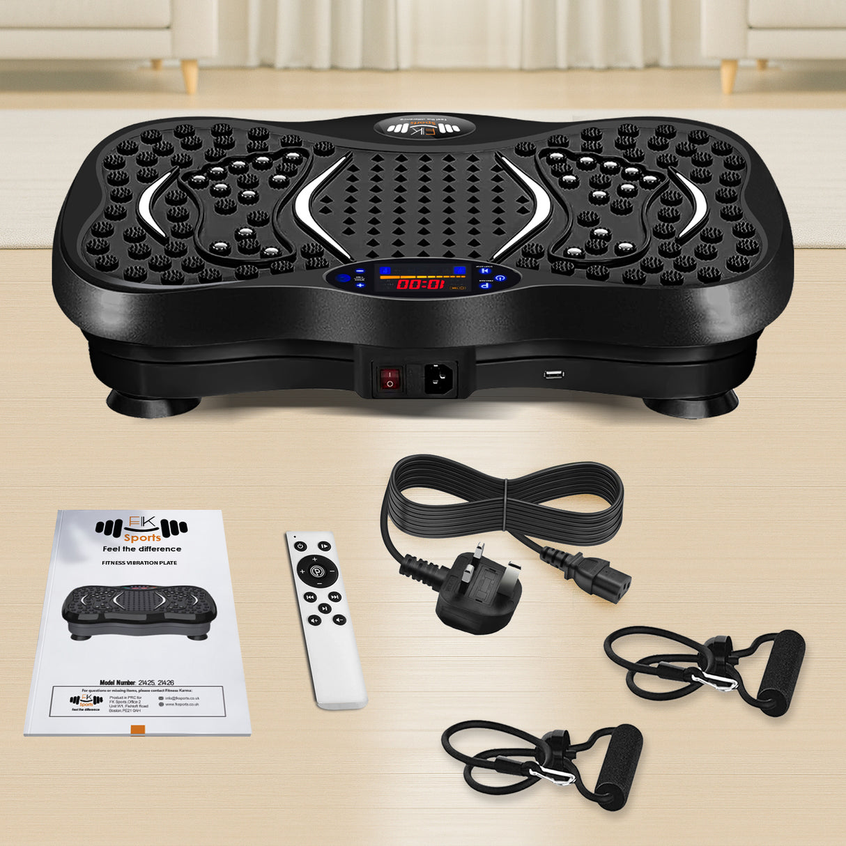 FK Sports Vibration Plate Machine | Full-Body Fitness Platform for Home Workout