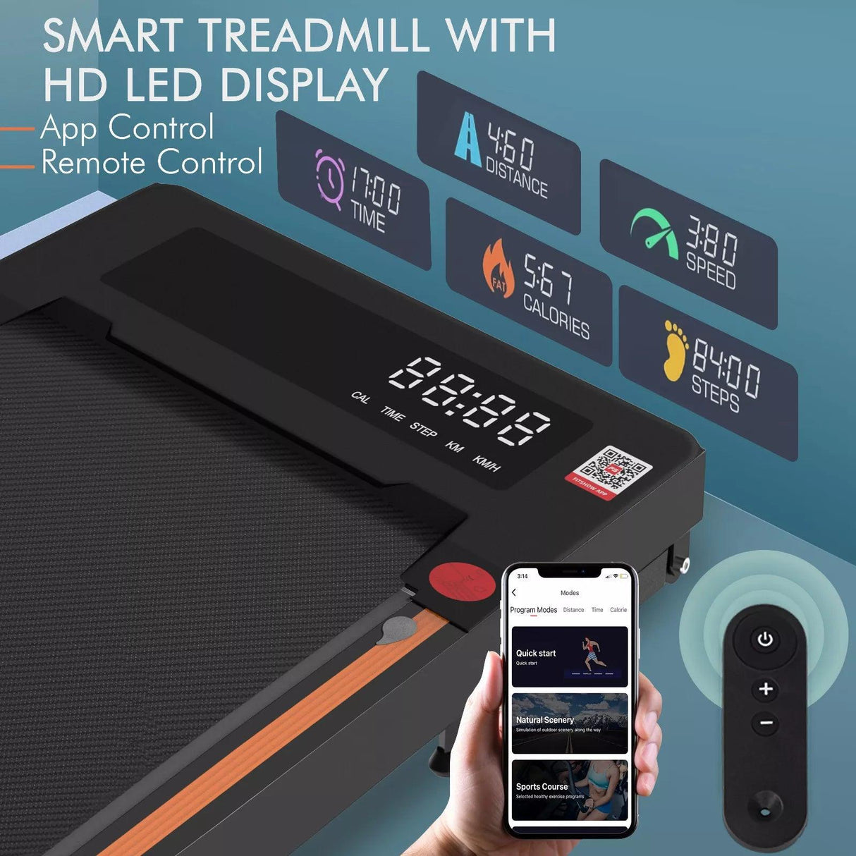 Walking Pad Treadmill for Home & Office