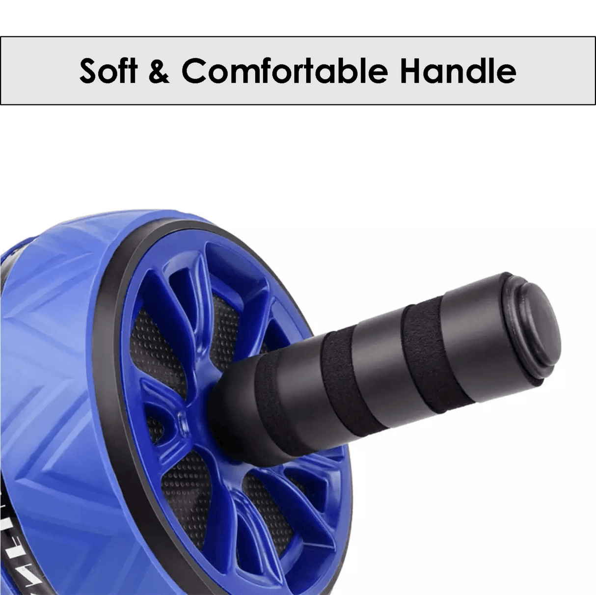 Ab Roller with Large Knee Mat – Ab Wheel Exercise Equipment for Core & Abdominal Workouts at Home or Gym