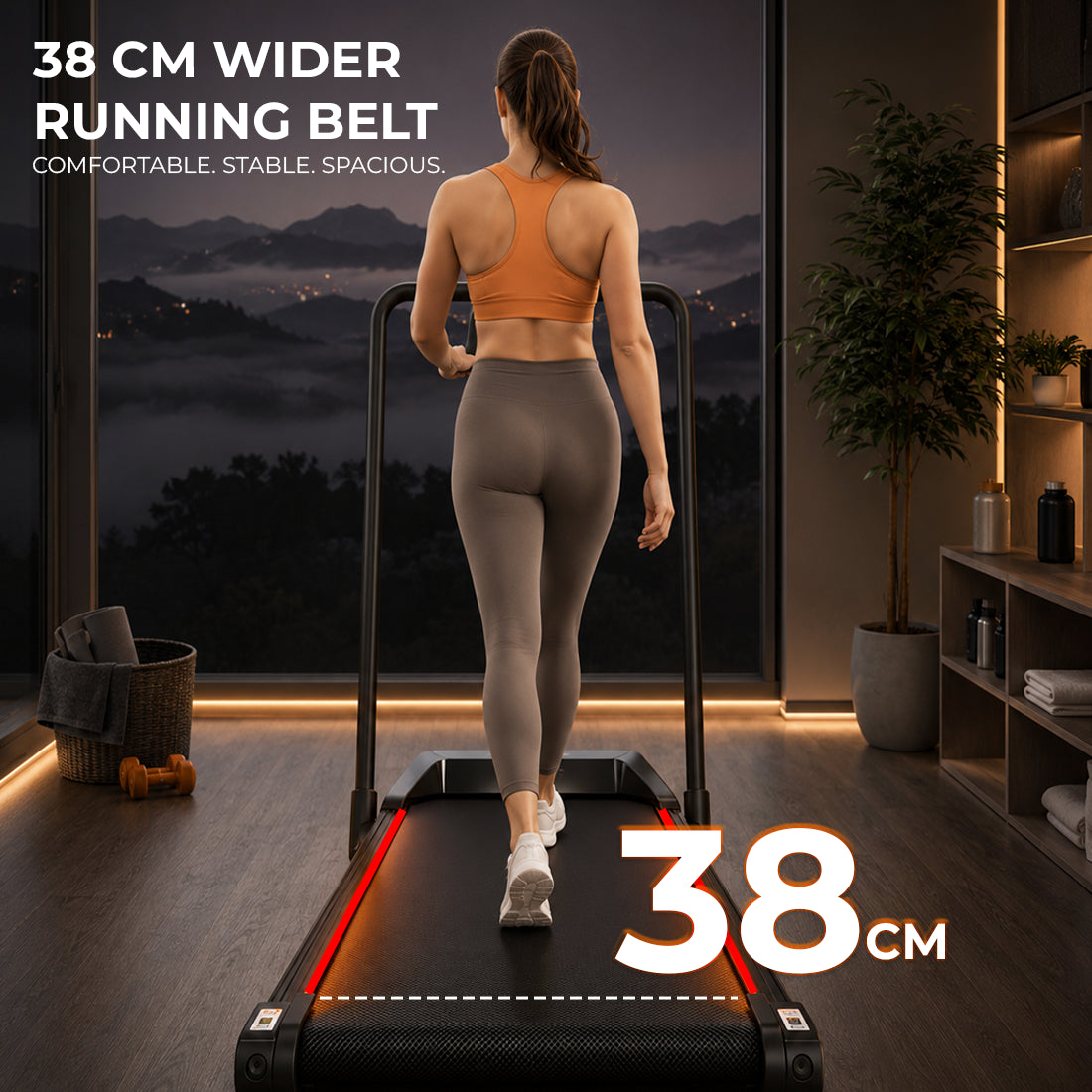 Walking Pad – Foldable Under Desk Treadmill, 12 Km/h, Home & Office Fitness