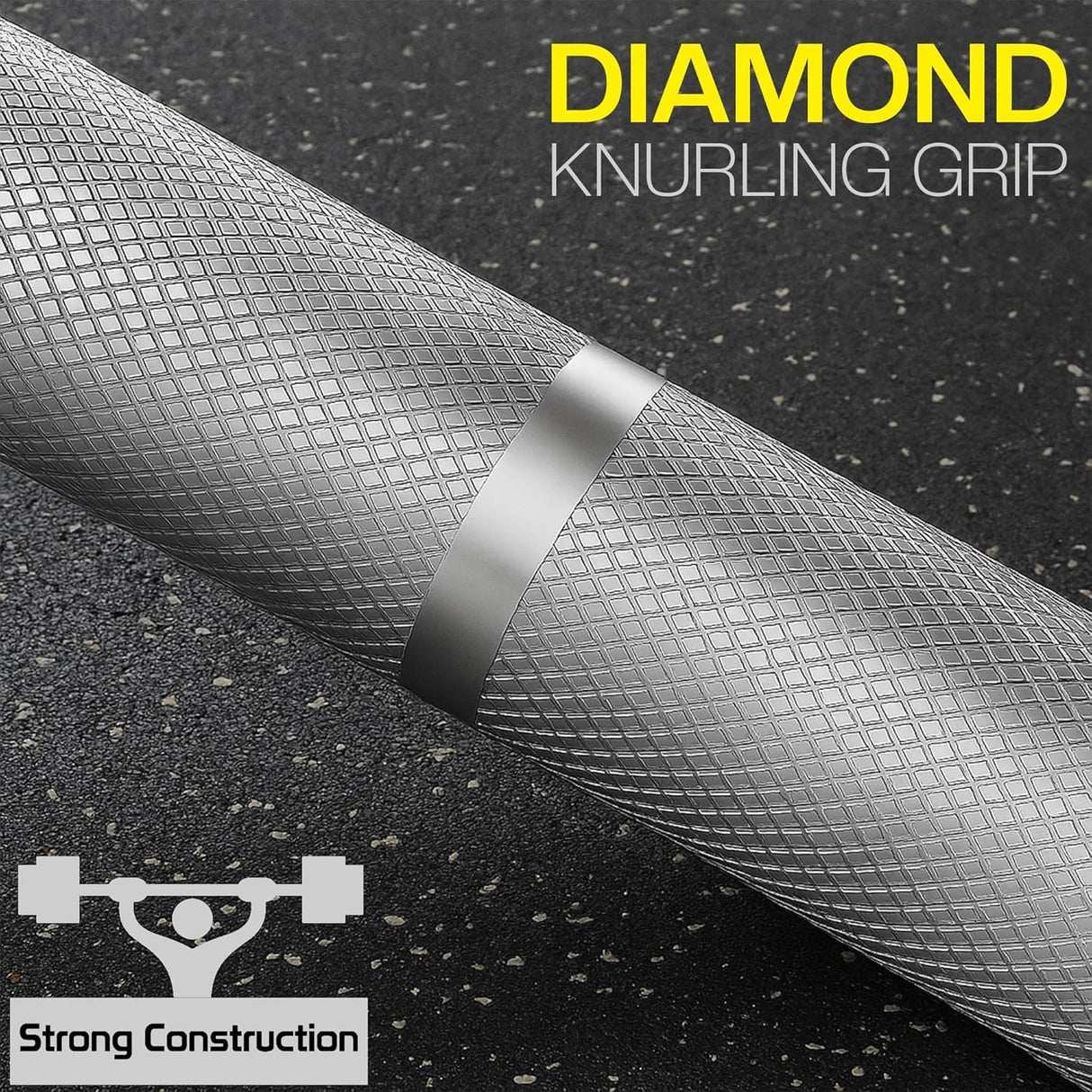 150KG Cast Iron Olympic Weight Plates + 7FT Olympic Barbell Set