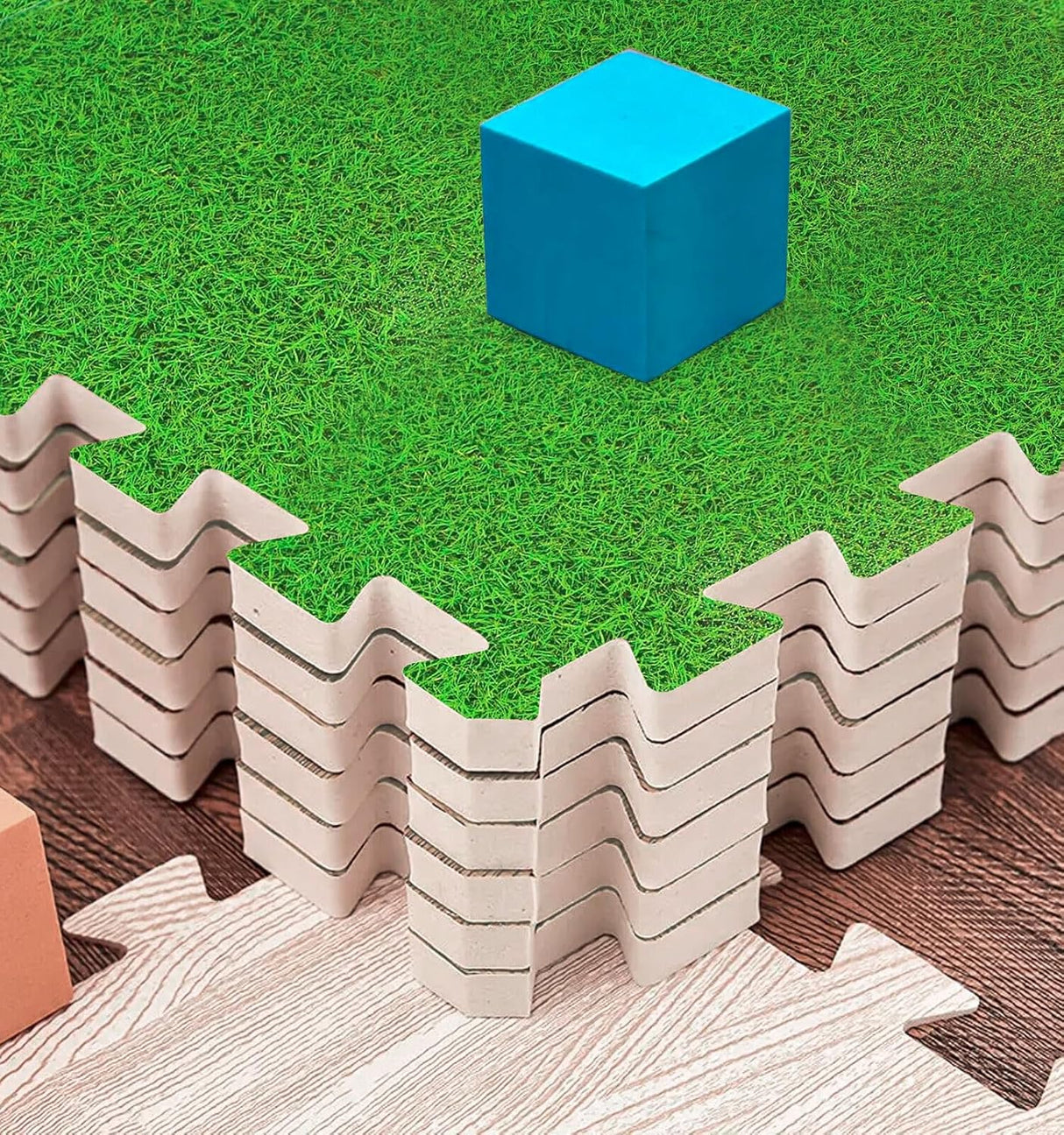 Eva Interlocking Mats Cross Pattern 12mm 60x60cm